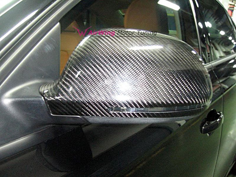 Audi A4 B8 carbon mirror cover 0